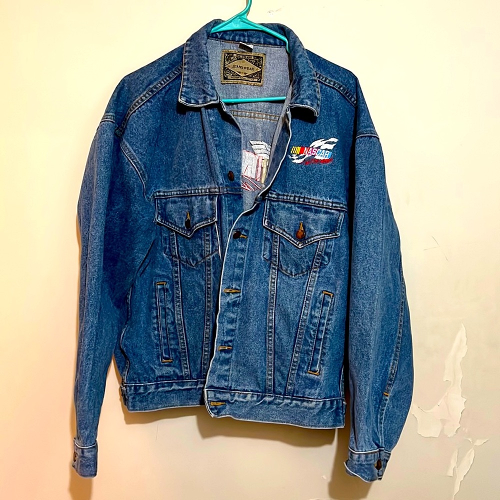 Haleman nascar jean jacket